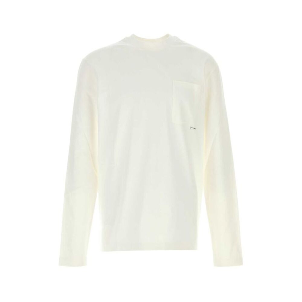 Jil Sander Men White Cotton T-Shirt